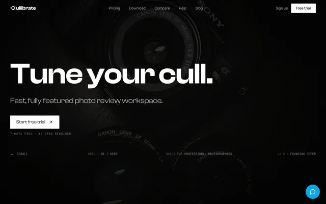 Cullibrate home page