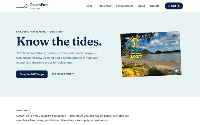 OceanFun home page